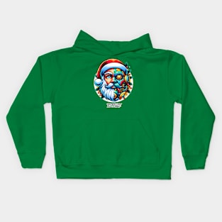 Merry Christmas Santabot Kids Hoodie